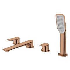 Aletta Rosso bateria wannowa 4-otworowa