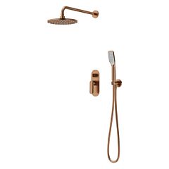 Vedo Aletta Rosso system natryskowy podtynkowy III z deszczownią 25 cm