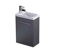 Oristo Geo szafka z umywalką 40 cm grafit mat