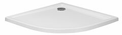 Huppe Klarano Flat brodzik akrylowy półokrągły 90 x 90 x 5 cm Promień: 550mm biały