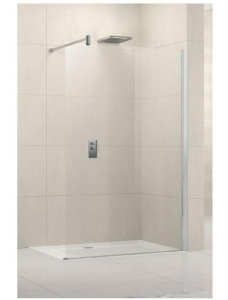 Novellini Lunes ścianka prysznica 90cm profil biały