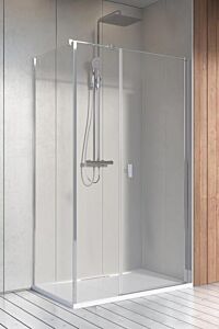 Radaway Nes 8 KDS I kabina prysznicowa prawe 140 x 75 cm Chrom