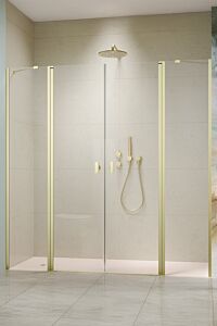 Radaway Nes DWD II drzwi do wnęki 200 cm (198-201cm) Jasne złoto szczotkowane