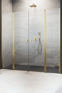 Radaway Nes DWD II drzwi do wnęki 190 cm (188-191cm) Złoto szczotkowane