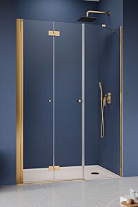 Radaway Nes DWS B drzwi do wnęki lewe 110 cm (drzwi 85 cm + ścianka 25 cm) Złoty