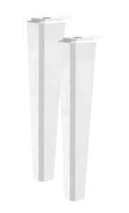 Oristo MONTEBIANCO Akcesoria - nogi (2szt) 20 cm biały mat