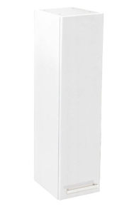 Oristo OPAL  Szafka wysoka boczna 30 cm biały połysk