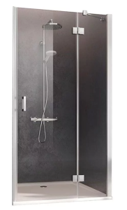Kermi Osia Drzwi do wnęki 120 cm prawe (118-121 cm) profil srebrny połysk