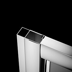 Radaway Twist – profil U +2 cm do montażu po stronie drzwi chrom