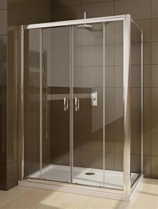 Radaway Premium Plus DWD+S kabina prysznicowa 160 x 90 cm szkło brązowe