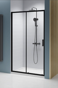 Radaway Premium Pro Black DWJ Drzwi prysznicowe lewe 100 cm (98-101 cm) profil czarny