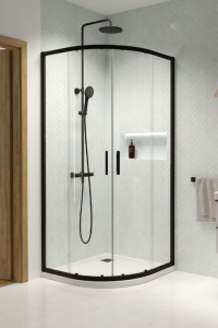 Radaway Premium Pro PDD Kabina asymetryczna 100Lx90P cm profil czarny