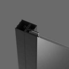 Radaway Profil poszerzający Idea KDJ 160 +20 mm czarny