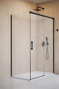 Radaway Idea KDJ kabina prysznicowa prawa 160 x 120 cm Czarny mat