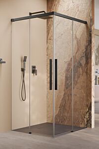 Radaway Idea 8 QL KDD XL kabina prysznicowa 120L x 120R cm Czarny mat