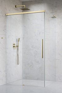 Radaway Idea 8 QL KDJ kabina prysznicowa lewa 120 x 100 cm Złoto szczotkowane