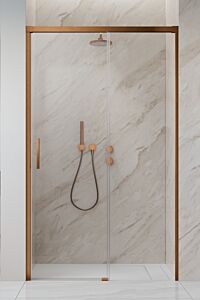 Radaway Idea DWJ Drzwi do wnęki 135 cm (133,7-136,2cm) prawe profil miedź szczotkowana