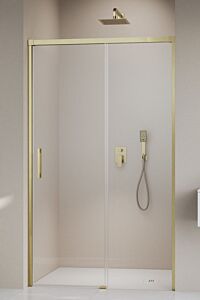 Radaway Idea Brushed Gold DWJ drzwi 115 cm (113,7-116,2cm) Lewe Szczotkowane Złoto 