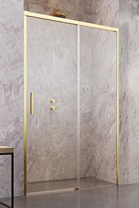 Radaway Idea DWJ Drzwi do wnęki 135 cm (133,7-136,2cm) prawe profil złoty