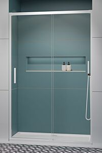Radaway Idea DWJ Drzwi do wnęki 135 cm (133,7-136,2cm) prawe profil biały