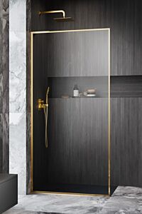 Radaway ścianka Walk-in Modo F SL II 80 cm Lewe Złoty