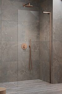 Radaway ścianka Walk-in Modo SL II 120 cm prawy Miedź