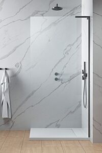 Radaway ścianka Walk-in Modo SL II 120 cm prawy GunMetal