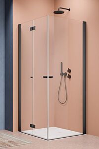 Radaway Nes KDD B + H-KDD I kabina 80x100 cm czarna