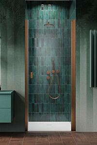 Radaway Nes Brushed Copper DWJ I drzwi 90 cm Prawe Szczotkowana Miedź 