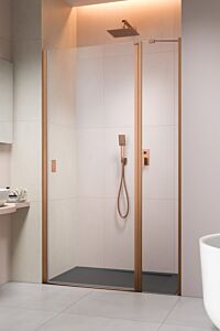 Radaway Nes Brushed Copper DWJ II drzwi 90 cm Prawe Szczotkowana Miedź 