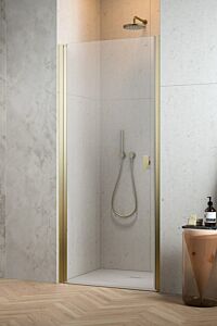 Radaway Nes Brushed Gold DWJ I drzwi 90 cm Prawe Szczotkowane Złoto 