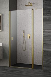 Radaway Nes Brushed Gold DWJ II drzwi 90 cm Prawe Szczotkowane Złoto 