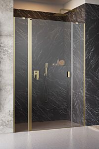 Radaway Nes Brushed Gold DWJS drzwi 140 cm Prawe Szczotkowane Złoto 