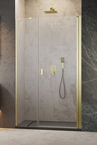Radaway Nes Brushed Gold DWS I drzwi 110 cm Prawe Szczotkowane Złoto 
