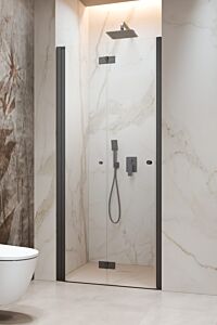 Radaway Nes Brushed GunMetal DWB drzwi 90 cm Prawe Szczotkowany GunMetal 