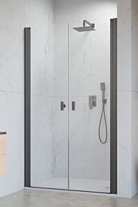 Radaway Nes DWD I drzwi do wnęki 120 cm (118–121 cm) GunMetal