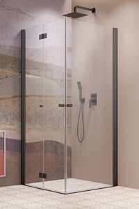 Radaway Nes KDD B + H-KDD I kabina 100x100 cm GunMetal