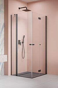 Radaway Nes KDD B + H-KDD II kabina 100x100 cm GunMetal