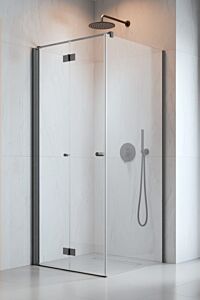 Radaway Nes KDJ B kabina lewa 80x80cm 6mm GunMetal