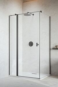 Radaway Nes KDJ II kabina lewa 90x90cm 6mm GunMetal
