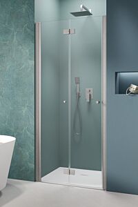 Radaway Nes Brushed Nickel DWB drzwi 90 cm Prawe Szczotkowany Nikiel 