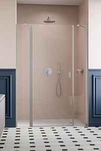 Radaway Nes Brushed Nickel DWJS drzwi 130 cm Prawe Szczotkowany Nikiel 