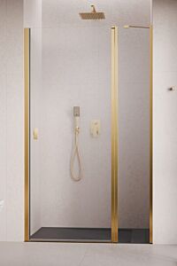 Radaway Nes Gold DWJ II drzwi 90 cm Prawe Złoty 
