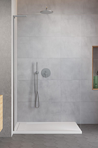 Radaway ścianka Walk-in Modo SL II 120 cm lewy Nikiel