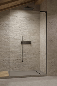 Radaway ścianka Walk-in Modo SL II 120 cm prawy Czarny