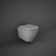 Rak Ceramics Feeling Deska WC wolnoopadająca szary mat 