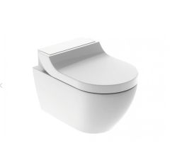 Geberit AquaClean Tuma Comfort Urządzenie WC z funkcją higieny intymnej wisząca miska WC, szkło białe