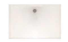 RONAL AIR Brodzik prostokątny 1600 x 900 biały mat