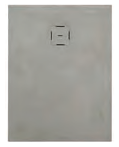 RONAL CALCE Brodzik prostokątny 1500 x 800 szary beton