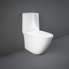 Rak Ceramics Sensation Miska WC do kompaktu 62x38 cm biały połysk 